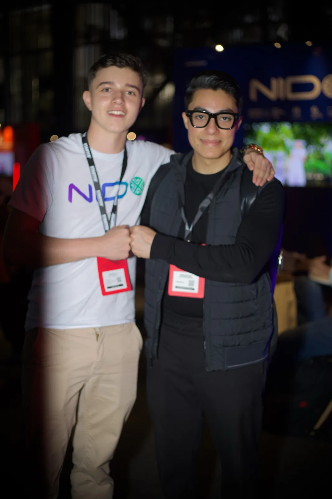 Santiago Cruz en el evento NIDO