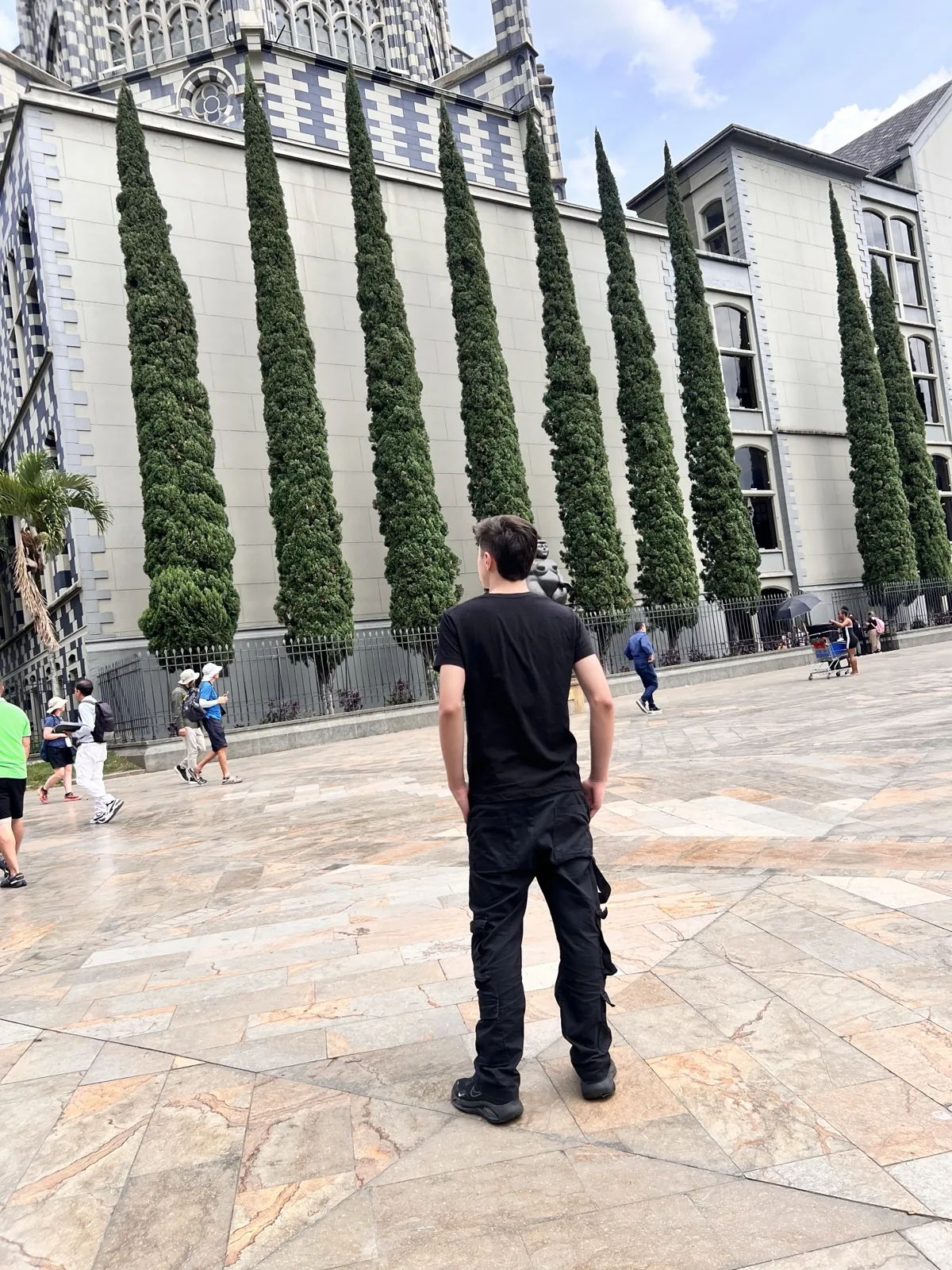 Santiago Cruz en el centro de Medellín